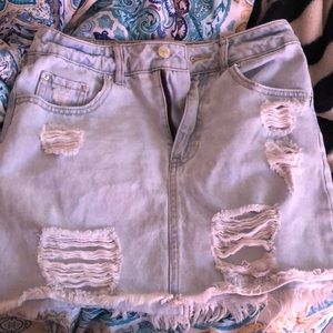 Jean skirt